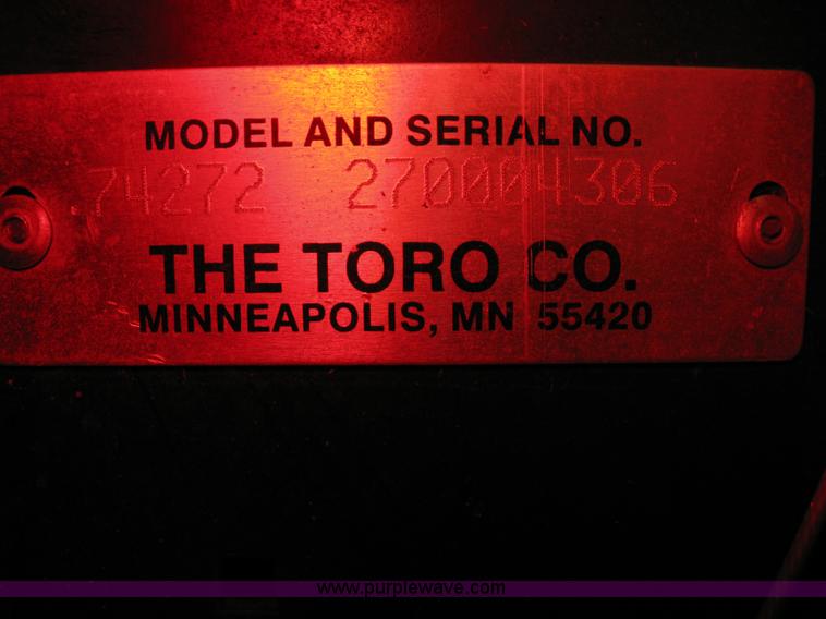 image for item 8203 Toro Z Master commercial ZTR 74272 mower