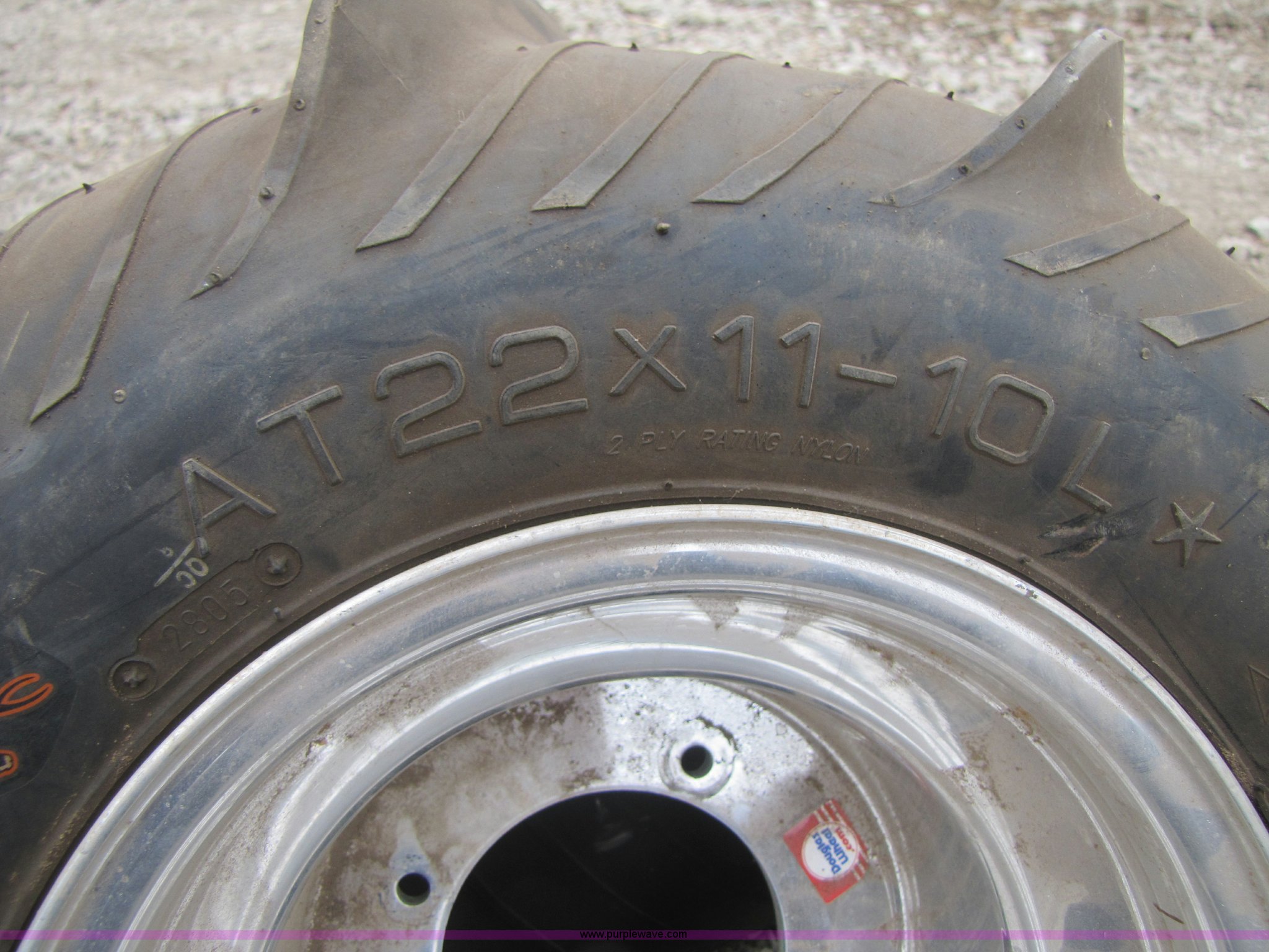 (2) Sidewinder paddle tires for ATV in Caney, KS Item 1053 sold
