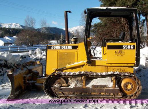 image for item 1000 1989 John Deere 550G dozer