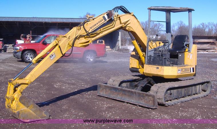 image for item 1501 Komatsu PC38UU mini excavator