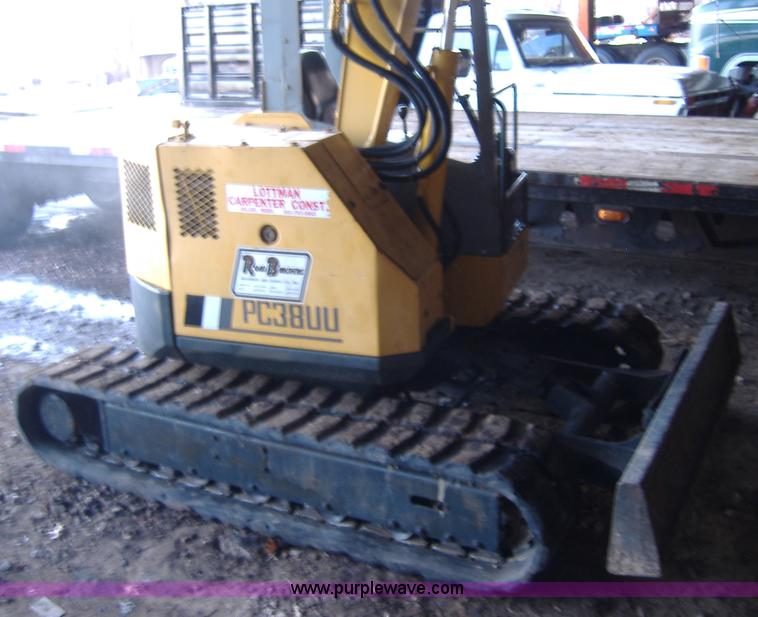 image for item 1501 Komatsu PC38UU mini excavator