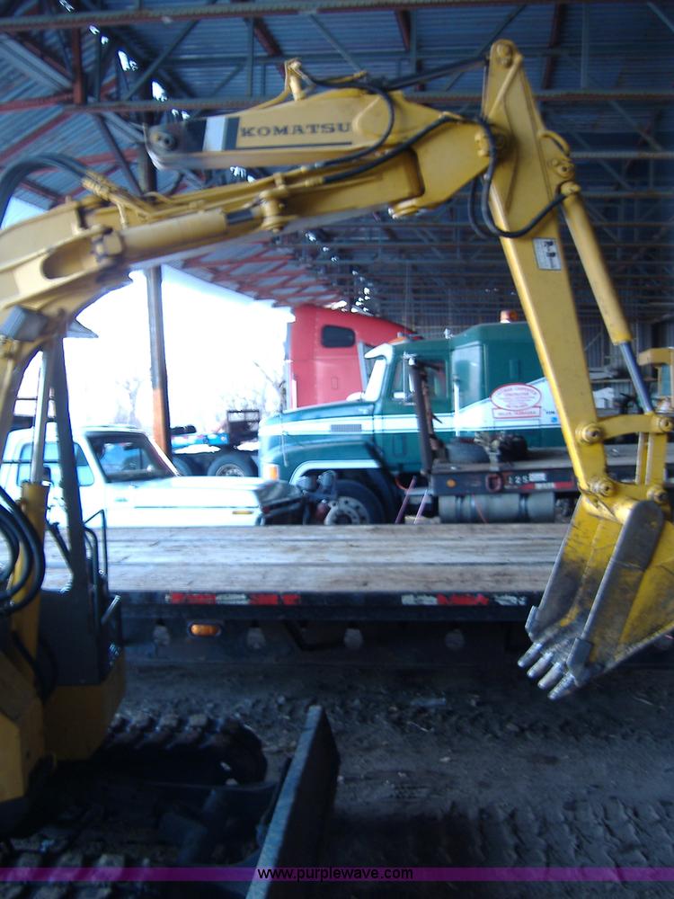 image for item 1501 Komatsu PC38UU mini excavator