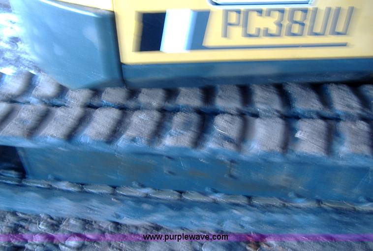 image for item 1501 Komatsu PC38UU mini excavator