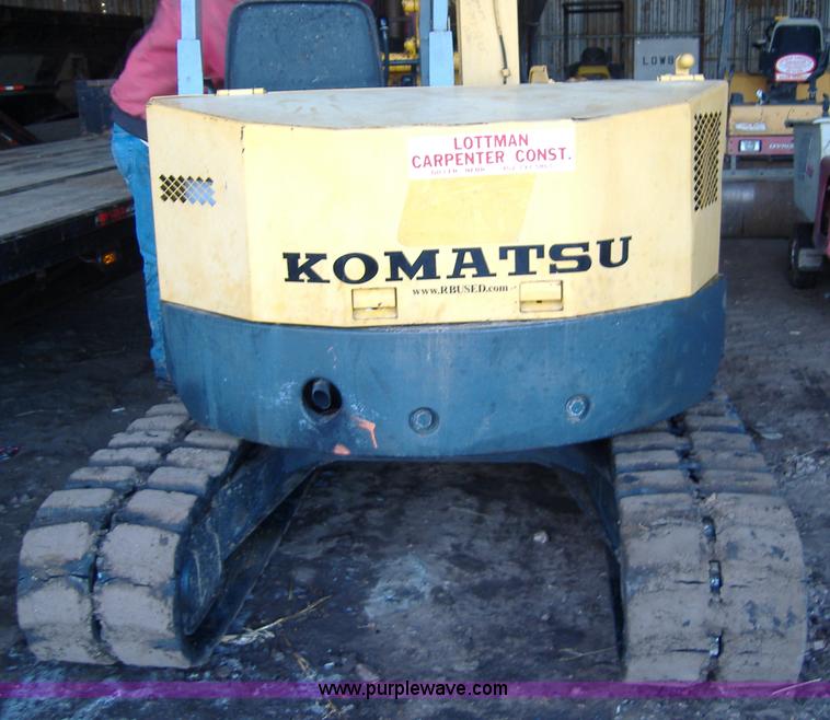 image for item 1501 Komatsu PC38UU mini excavator