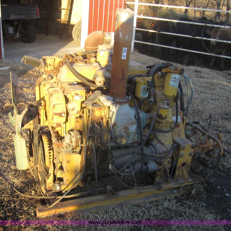 image for item 3126 471 Detroit Diesel engine with hydraulic pump