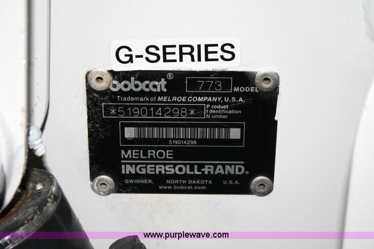 image for item 4773 2000 Bobcat 773 skid steer loader