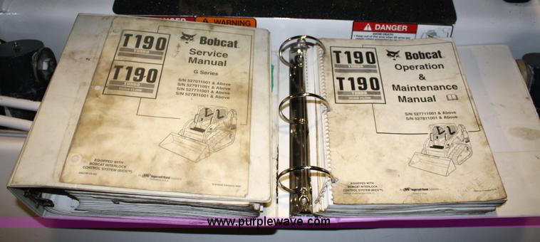 image for item 4774 2004 Bobcat T190 skid steer track loader