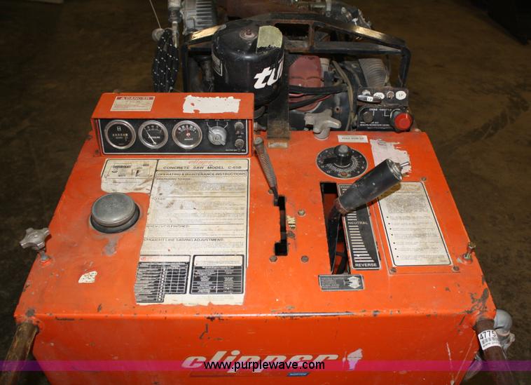 image for item 4775 Norton Clipper C65-B concrete saw