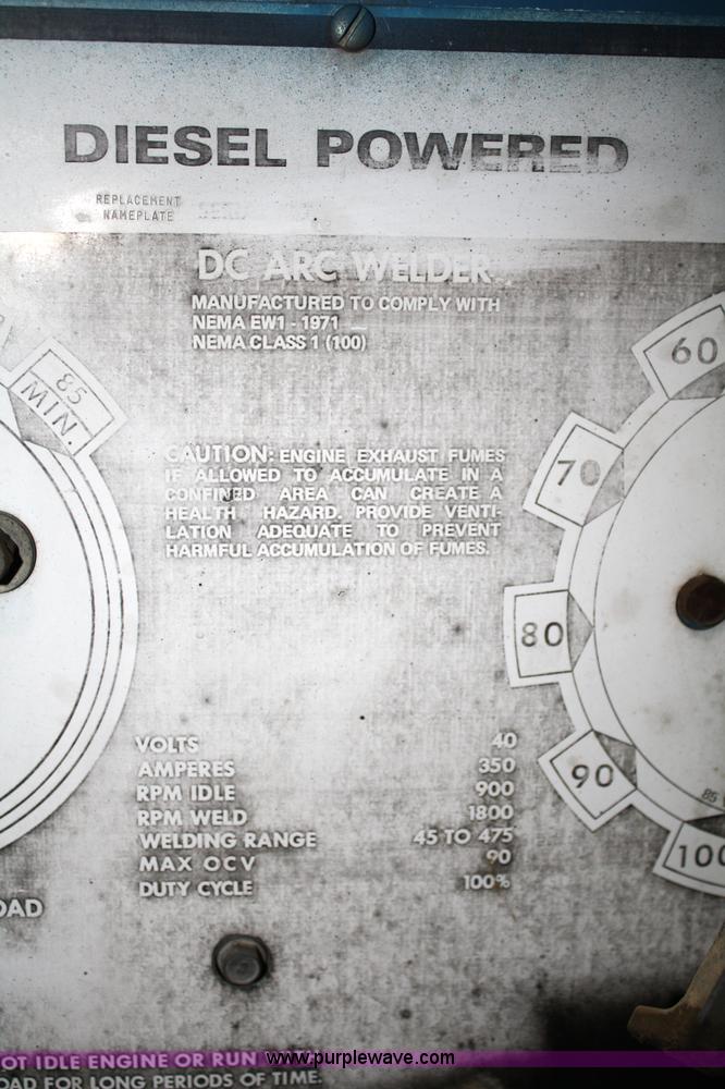 image for item 4781 Miller Big D4 welder