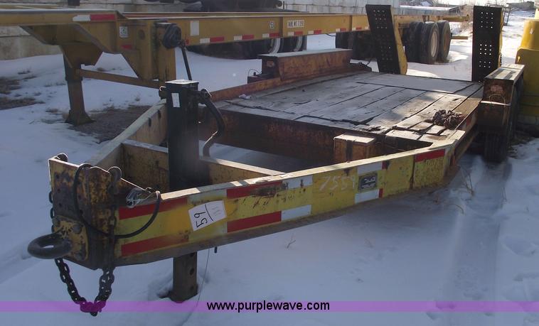 image for item 5371 1997 Belshe T-16 16' equipment trailer