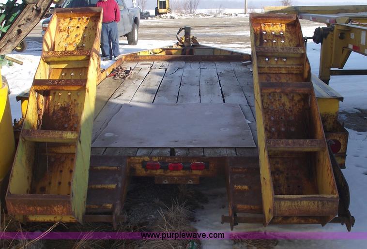 image for item 5371 1997 Belshe T-16 16' equipment trailer