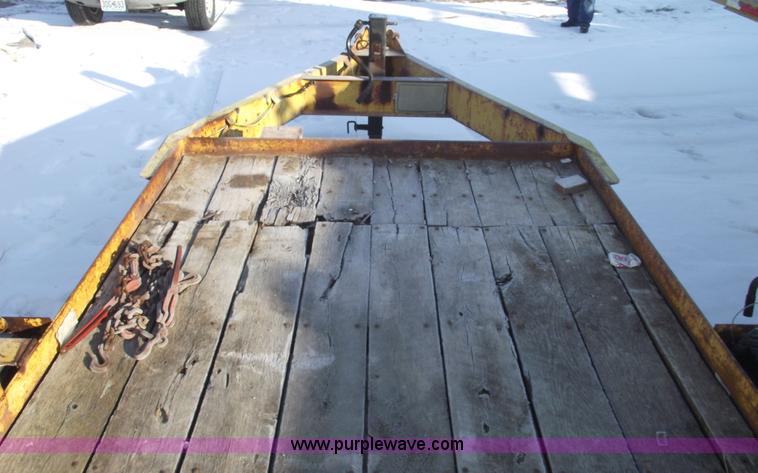 image for item 5371 1997 Belshe T-16 16' equipment trailer