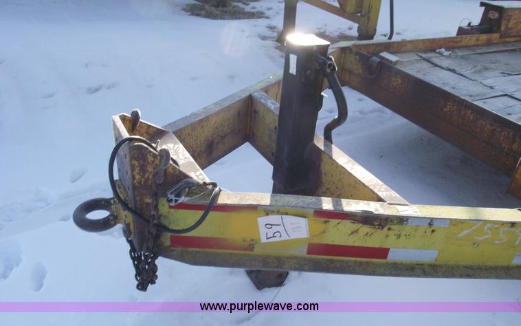 image for item 5371 1997 Belshe T-16 16' equipment trailer