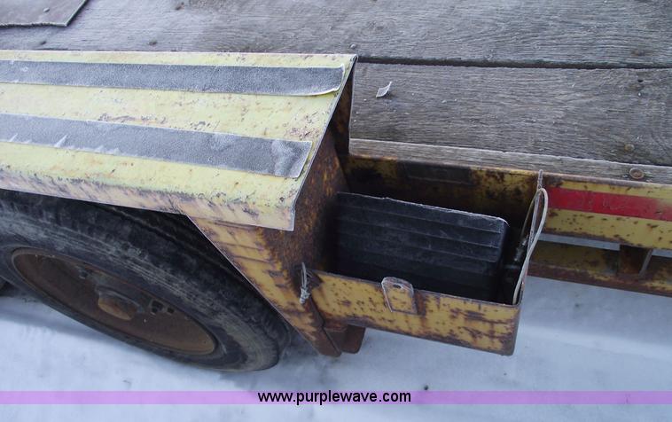 image for item 5371 1997 Belshe T-16 16' equipment trailer