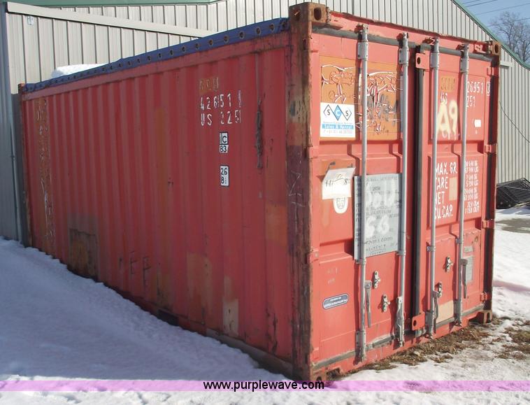 image for item 5374 20' Genstar container with open top
