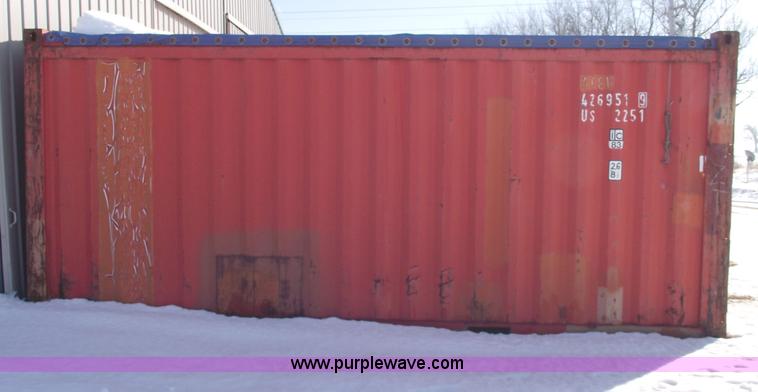 image for item 5374 20' Genstar container with open top
