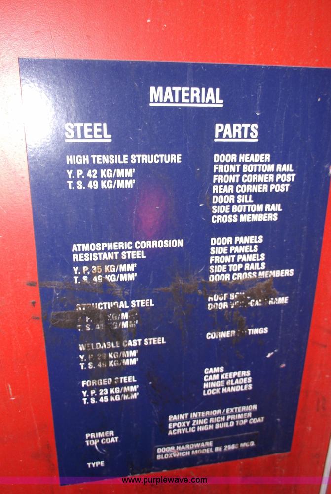 image for item 5374 20' Genstar container with open top