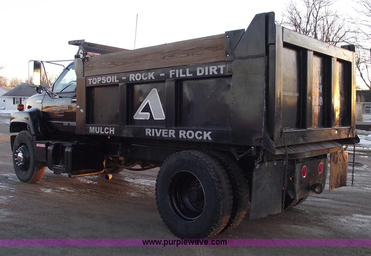 image for item 5375 1990 Chevrolet Kodiak single axle dump truck