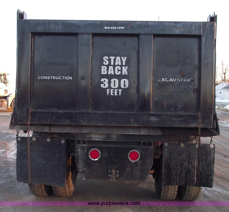 image for item 5375 1990 Chevrolet Kodiak single axle dump truck