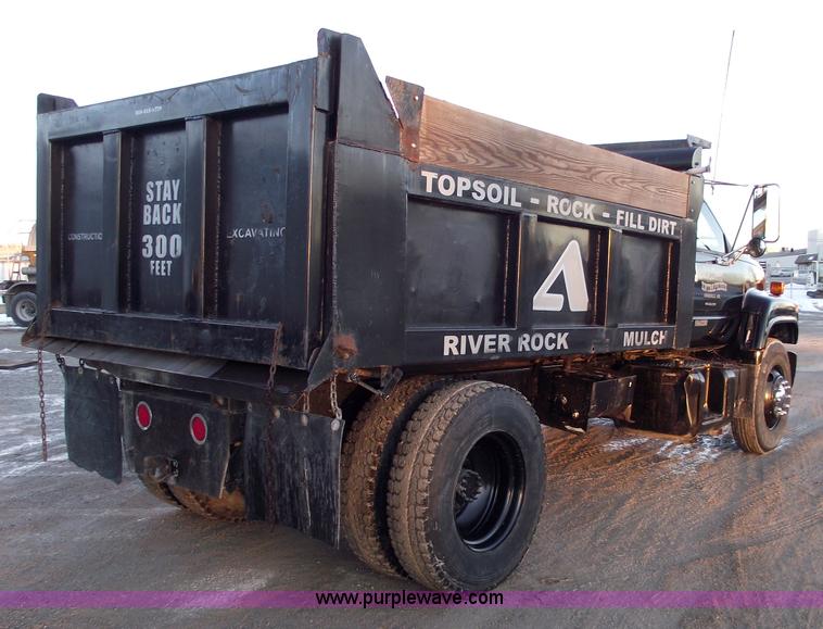 image for item 5375 1990 Chevrolet Kodiak single axle dump truck
