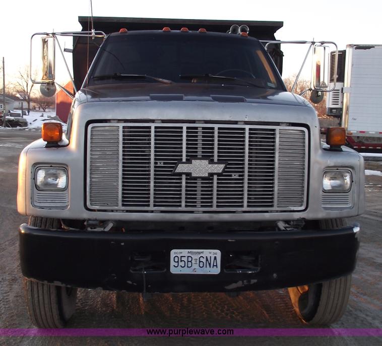 image for item 5375 1990 Chevrolet Kodiak single axle dump truck