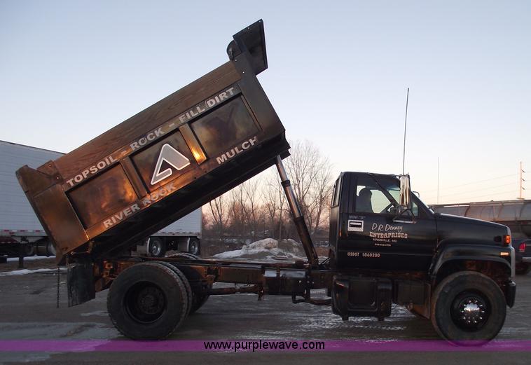 image for item 5375 1990 Chevrolet Kodiak single axle dump truck