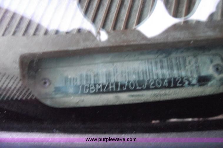 image for item 5375 1990 Chevrolet Kodiak single axle dump truck