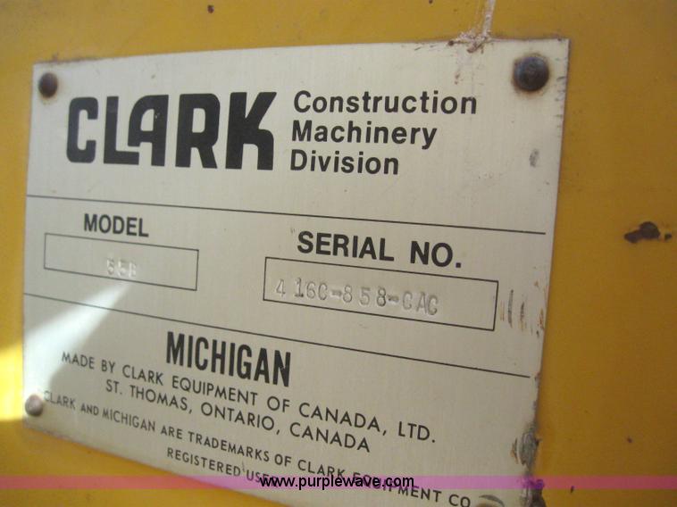 image for item 6500 1976 Clark Michigan 55B wheel loader