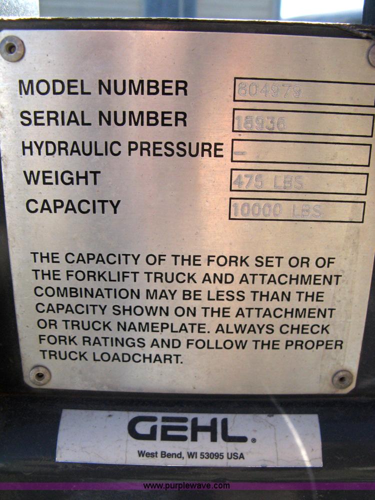 image for item 8115 1998 Gehl DL-8H Dyna Lift telehandler