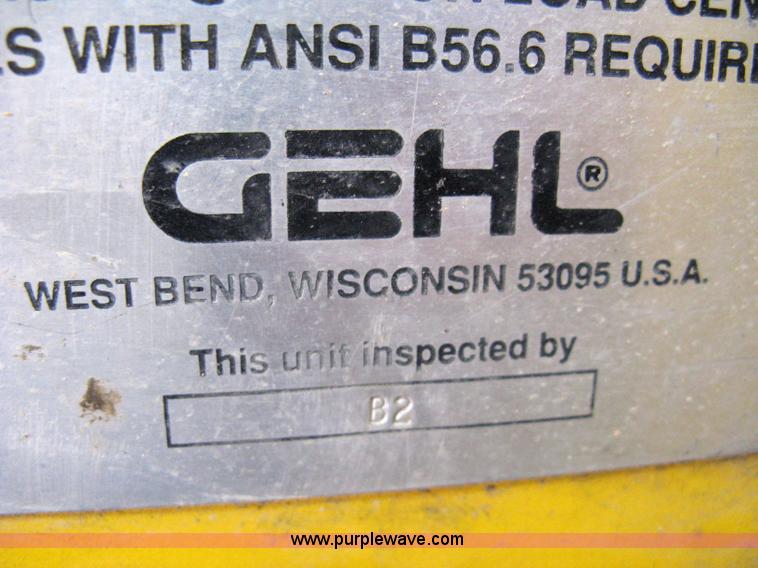 image for item 8115 1998 Gehl DL-8H Dyna Lift telehandler