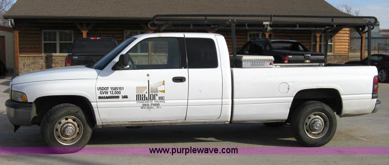 image for item 8144 2001 Dodge Ram 2500 quad-cab pickup truck