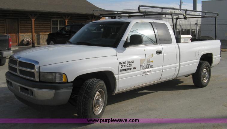 image for item 8144 2001 Dodge Ram 2500 quad-cab pickup truck