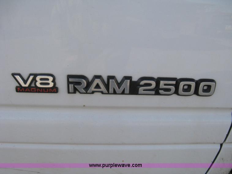 image for item 8144 2001 Dodge Ram 2500 quad-cab pickup truck