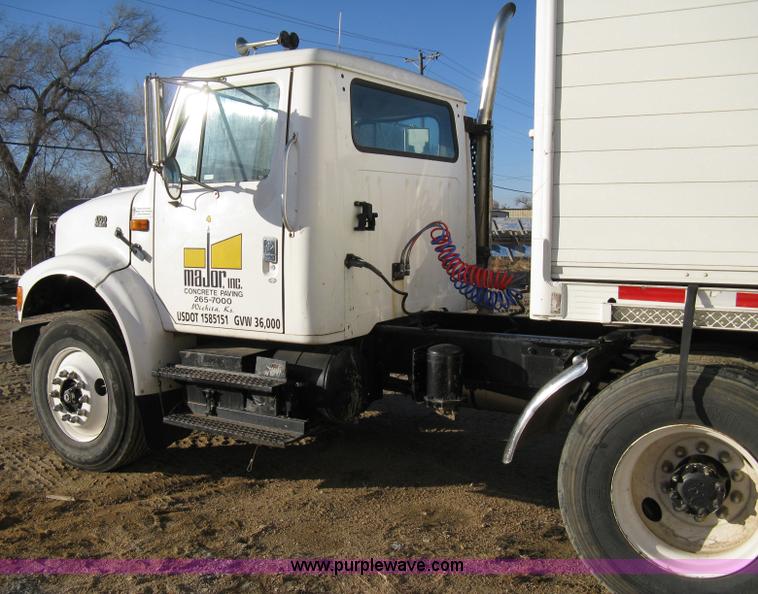 image for item 8149 1995 International 4700 single axle semi truck