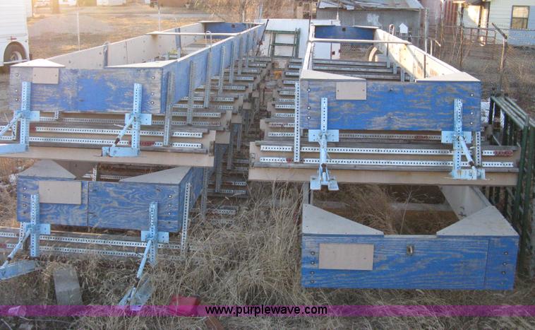 image for item 8152 (4) Gates stadium seat concrete forms