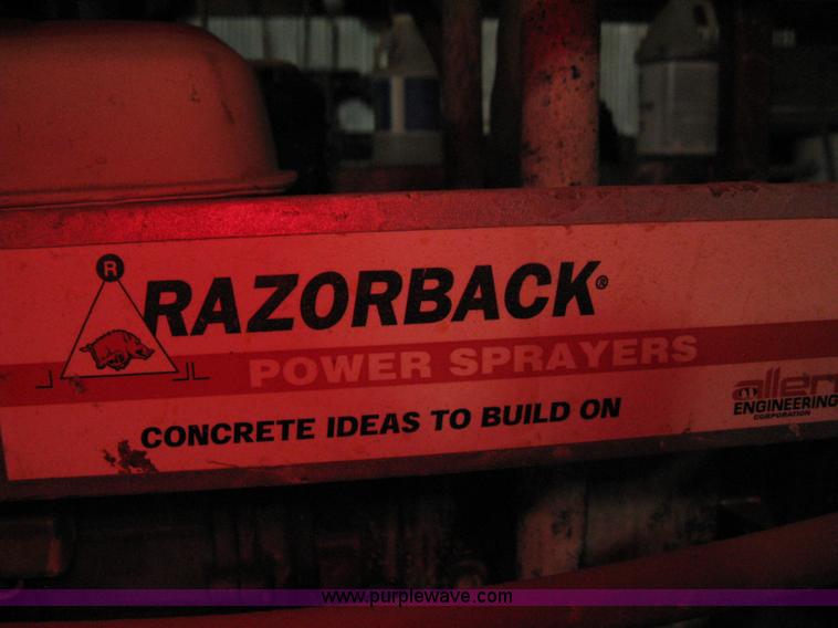 image for item 8155 Razorback power sprayer for concrete currant