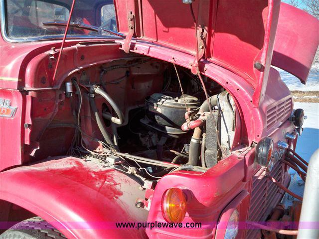 image for item 1683 1966 Ford F750 fire truck