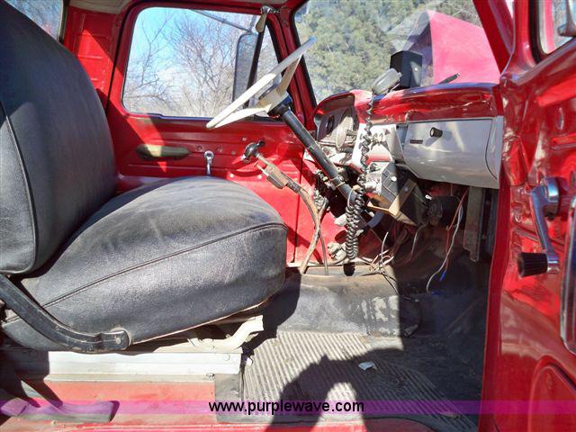 image for item 1683 1966 Ford F750 fire truck