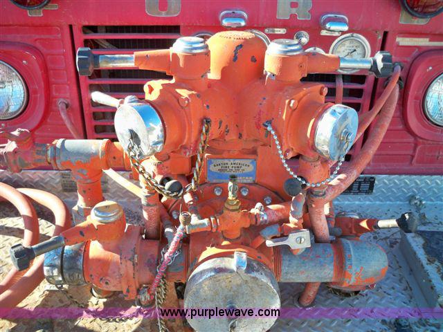 image for item 1683 1966 Ford F750 fire truck