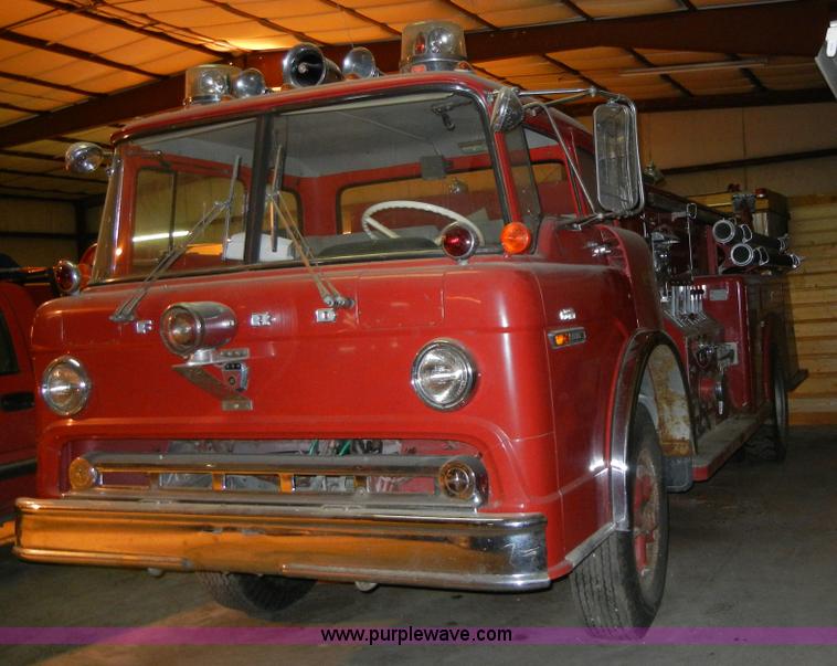 image for item 2210 1973 Ford Towers pumper firetruck