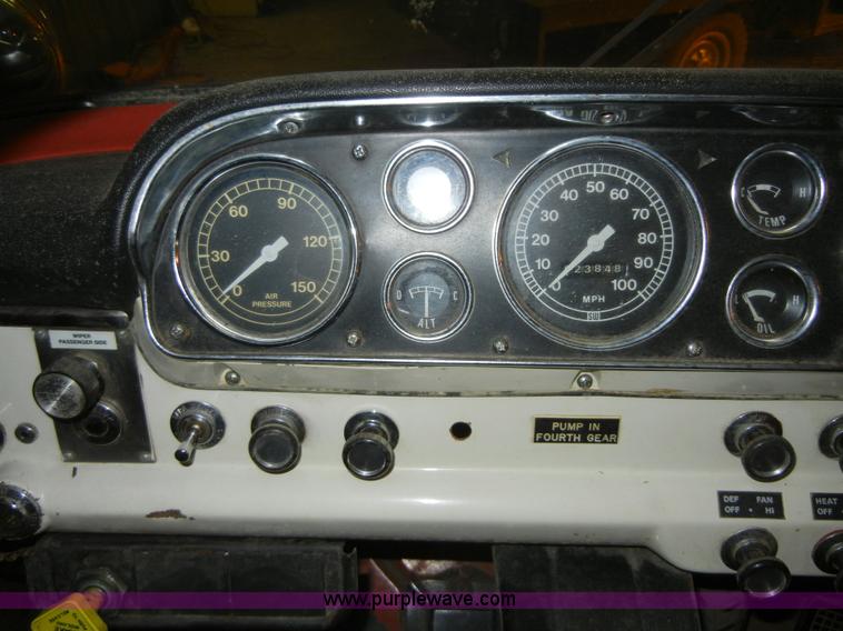 image for item 2210 1973 Ford Towers pumper firetruck