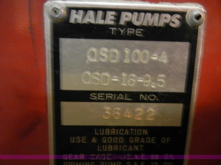 image for item 2210 1973 Ford Towers pumper firetruck