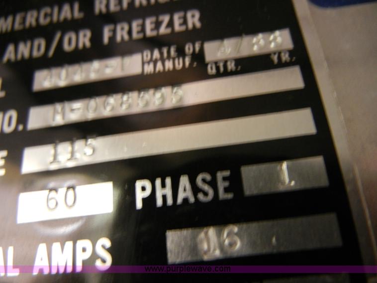 image for item 2247 1988 McCall commercial freezer