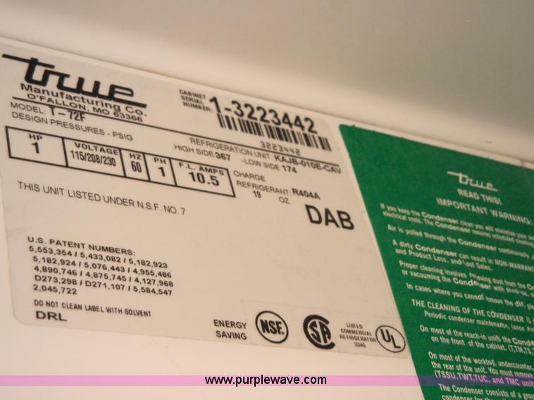 image for item 2248 True freezer unit