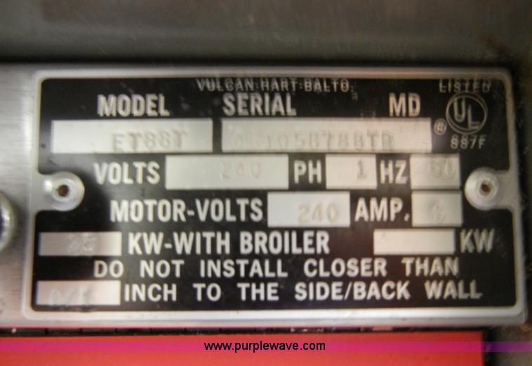image for item 2373 Vulcan Convection ovens with broilers