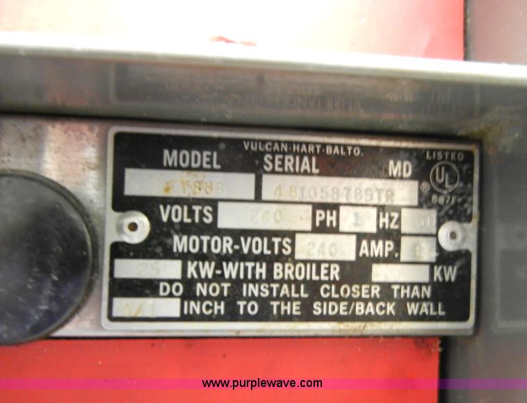 image for item 2373 Vulcan Convection ovens with broilers