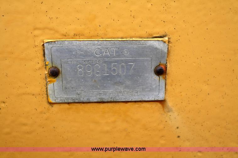 image for item 4798 1967 Caterpillar 120 motor grader