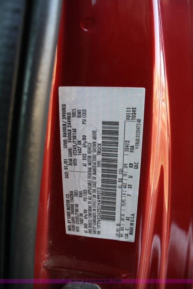 image for item 4979 2001 Ford E250 cargo van