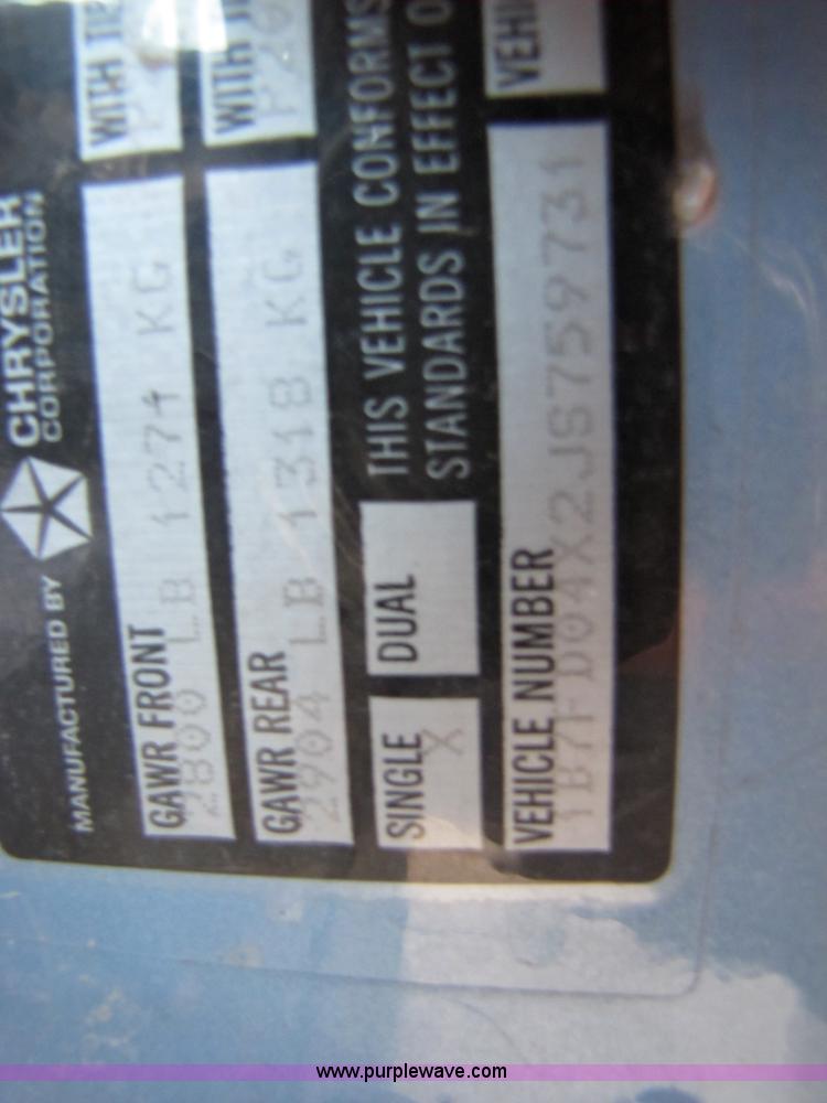 image for item 5155 1988 Dodge Ram D-100 pickup truck