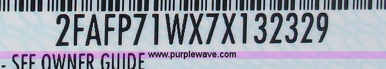 image for item 5179 2007 Ford Crown Victoria Police Interceptor